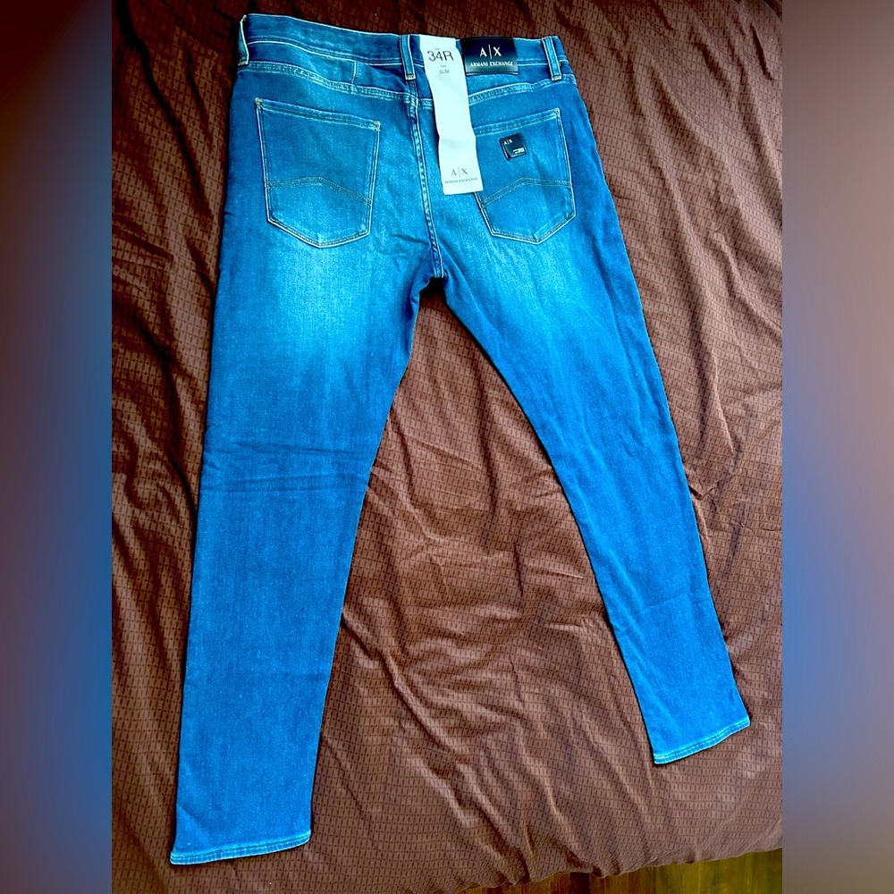 Armani Exchange j-13 jeans size men’s 34 slim fit NWT.